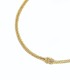 Bracciale Nodo Oro Giallo 9kt Due Fili