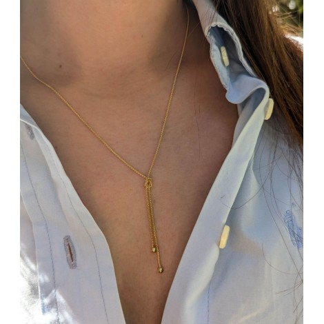 Collana Nodo Oro Giallo 9kt Sali e Scendi