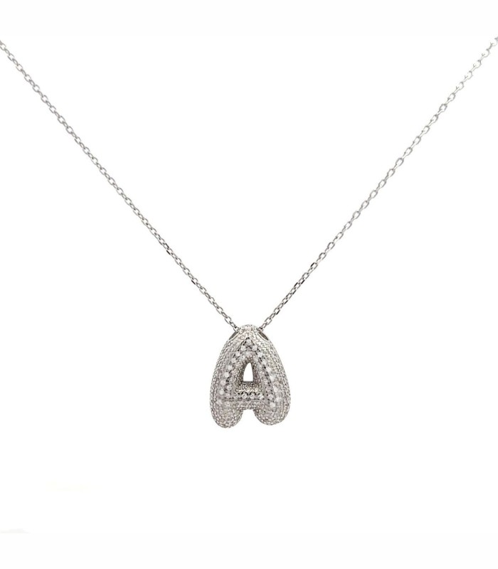 P D PAOLA - Collana Lettera U - Argento Sterling 925 Placcato in Oro 18 carati - Gioielli per Donna