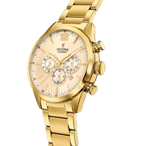 Orologio Festina Timeless Chronograph Acciaio F20633/4 Beige