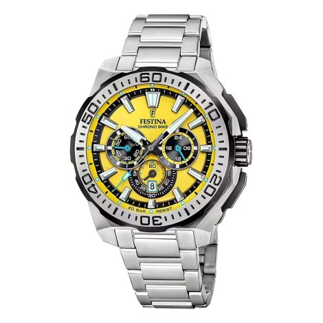 Orologio Festina Chrono Bike Acciaio F20724/4 Giallo