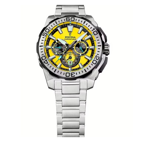Orologio Festina Chrono Bike Acciaio F20724/4 Giallo