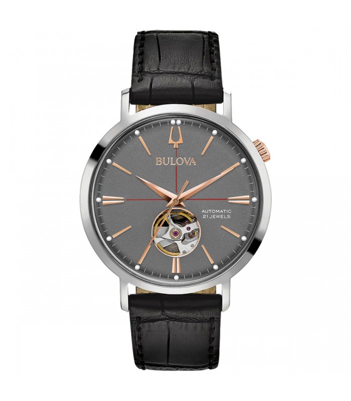 Orologio Uomo Bulova Classic Automatico 98A187 Orologio Uomo Bulova Classic Automatico 98A187