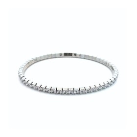Bracciale Tennis Argento e Zirconi Bianchi