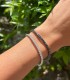 Bracciale Tennis Argento e Zirconi Colorati