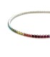 Bracciale Tennis Argento e Zirconi Colorati
