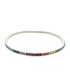 Bracciale Tennis Argento e Zirconi Colorati