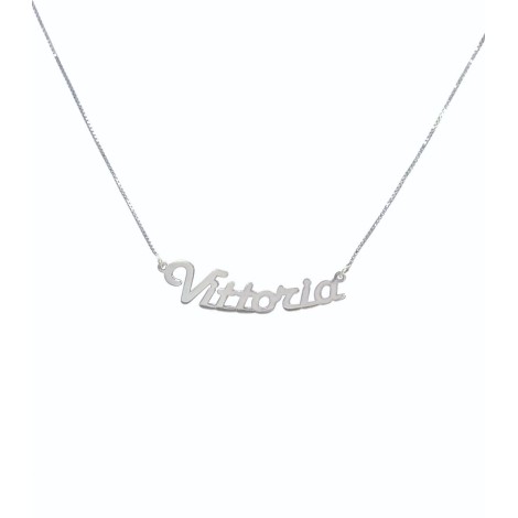 Collana con Nome Argento