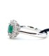 Anello Recarlo Smeraldo e Diamanti Camelia R77CC001/SM