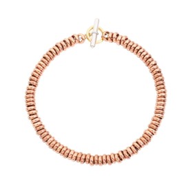 Bracciale Dodo Rondelle Oro Rosa 9kt