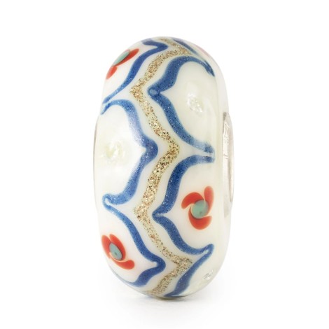 Beads Trollbeads Luce di Fiori Avorio TGLBE-00250 Edizione Limitata