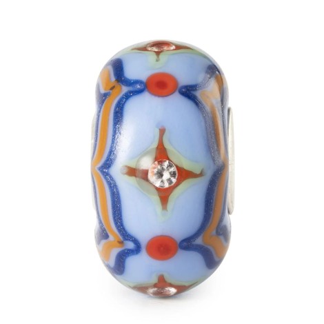 Beads Trollbeads Luce di Porcellana Azzurra TGLBE-00251 Edizione Limitata