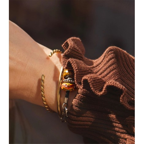 Trollbeads Luce di Raggi Ambra TGLBE-00253 Edizione Limitata