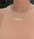 Collana con Nome Argento