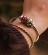 Trollbeads Luce di Seta Rubino TGLBE-00254 Edizione Limitata