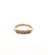 Anello Cinque Diamanti Brown 0,47 ct G SI in Oro Rosa 18kt