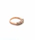 Anello Cinque Diamanti Brown 0,91 ct G SI in Oro Rosa 18kt