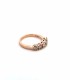 Anello Cinque Diamanti Brown 0,47 ct G SI in Oro Rosa 18kt