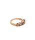 Anello Cinque Diamanti Brown 1,5 ct G SI in Oro Rosa 18kt