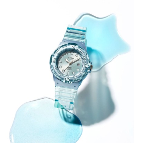 Orologio Casio LRW-200HS-2EV Trasparente Celeste