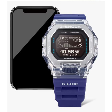 Orologio Casio G-Shock Collezione G-Lide GBX-100S-2 Blu