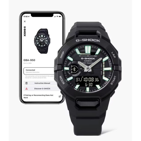 Orologio Casio G-Shock G-Squad GBA-950-1AER Nero