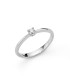 Anello Solitario Miluna Oro Bianco 18 kt Diamante LID3210