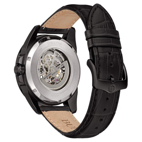 Orologio Bulova Sutton Skeleton 98A304 Nero