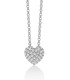 Collana Miluna Argento Cuore e Topazi 0,66 ct CLD5079