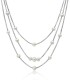 Collana Miluna Tre Fili di Perle Miss Italia PCL6626