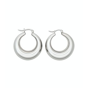 Orecchini Tondi Argento Bombati