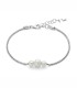 Bracciale Miluna Argento Tre Perle Miss Italia PBR3616