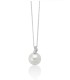 Collana Miluna Oro Bianco 9kt Perla e Diamanti 0,009 ct PCL6729X