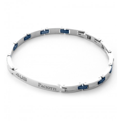 Bracciale Uomo Cesare Paciotti 4US Interchange Blu 4UBR3062