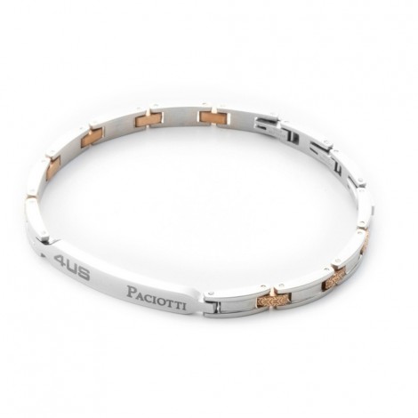 Bracciale Uomo Cesare Paciotti 4US Interchange Rosato 4UBR3061