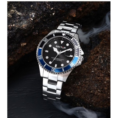 Orologio Sector 230 Nero e Blu R3253161058