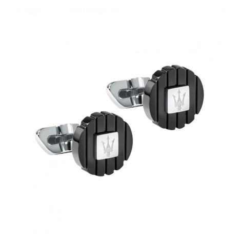 Gemelli Maserati Acciaio Black Iconic JM5249JD02