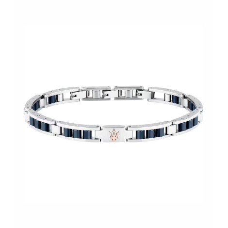 Bracciale Maserati Acciaio Blu Ceramic JM225ATZ58