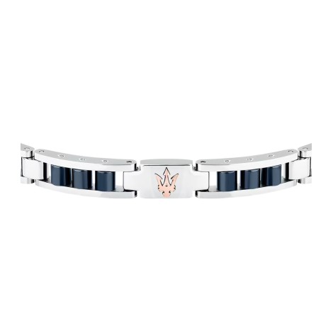 Bracciale Maserati Acciaio Blu Ceramic JM225ATZ58