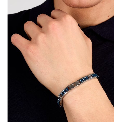 Bracciale Maserati Acciaio Blu Ceramic JM225ATZ58
