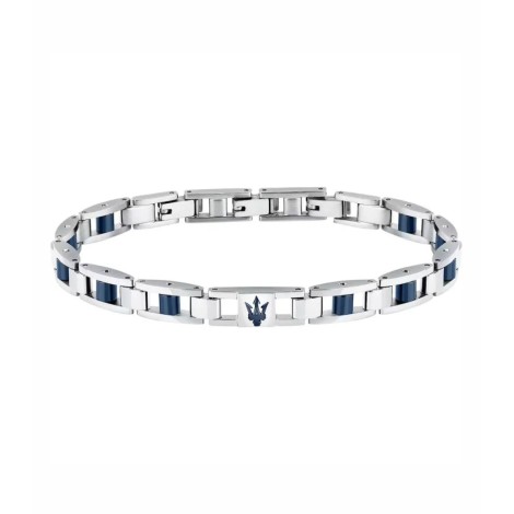 Bracciale Maserati Acciaio Blu Ceramic JM225ATZ59