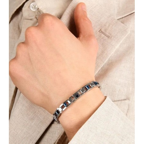 Bracciale Maserati Acciaio Blu Ceramic JM225ATZ59