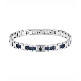Bracciale Maserati Acciaio Blu Iconic JM225AVD87