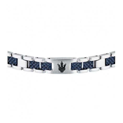 Bracciale Maserati Acciaio Blu Iconic JM225AVD87