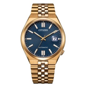 Orologio Citizen Tsuyosa Blu Dorato Giallo Bracciale Jubilee NK0023-57L