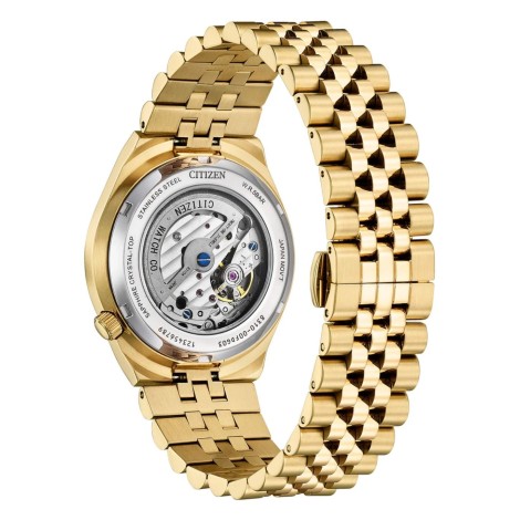 Orologio Citizen Tsuyosa Blu Dorato Giallo Bracciale Jubilee NK0023-57L
