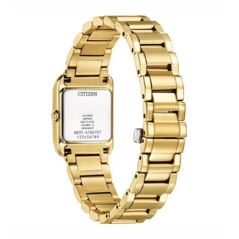Orologio Citizen Donna Eco Drive L Square Gold  EW5602-81D