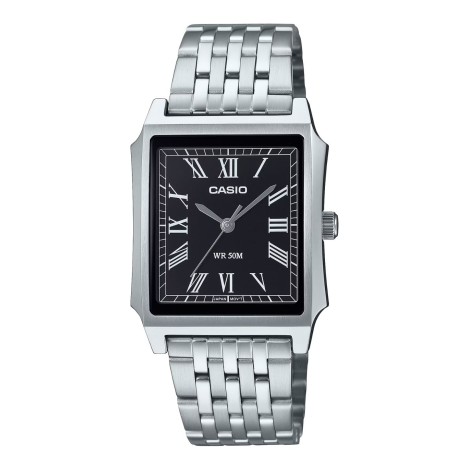 Orologio Casio Analogico Nero Acciaio MTP-B190D-1BVEF