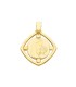 Ciondolo Madonna Con Bambino Oro Giallo 9kt