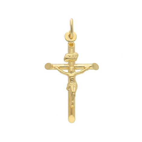 Ciondolo Croce Oro Giallo 9Kt
